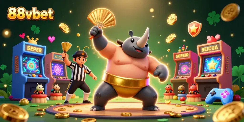 Experience thrilling gameplay with 88vbet as a beetle champion commands the casino arena.